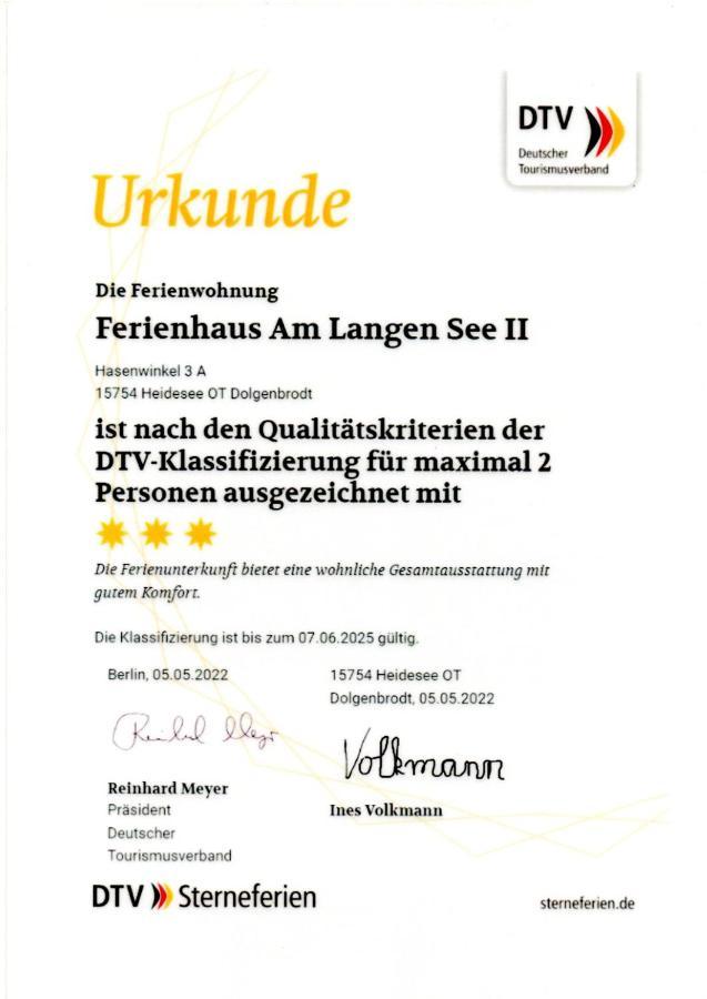 Ferienhaus Am Langen See II Heidesee المظهر الخارجي الصورة
